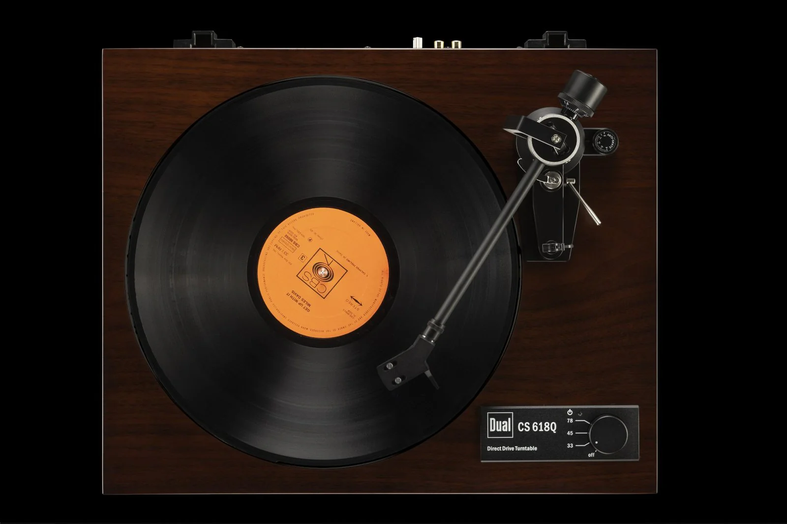 Dual CS 618Q WALNUT handmatige HiFi-platenspeler - Image 3