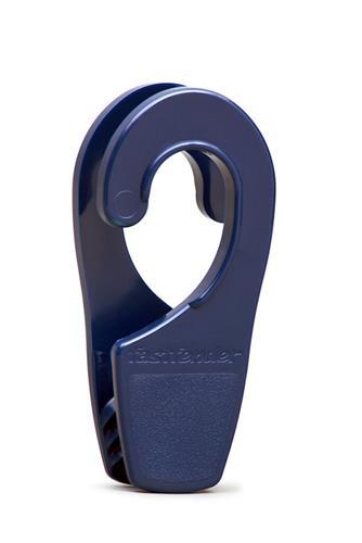Fastfender 32 mm blauw fenderhaak tot ø 32 mm railing en 6 tot 12 mm lijn (2 stuks)