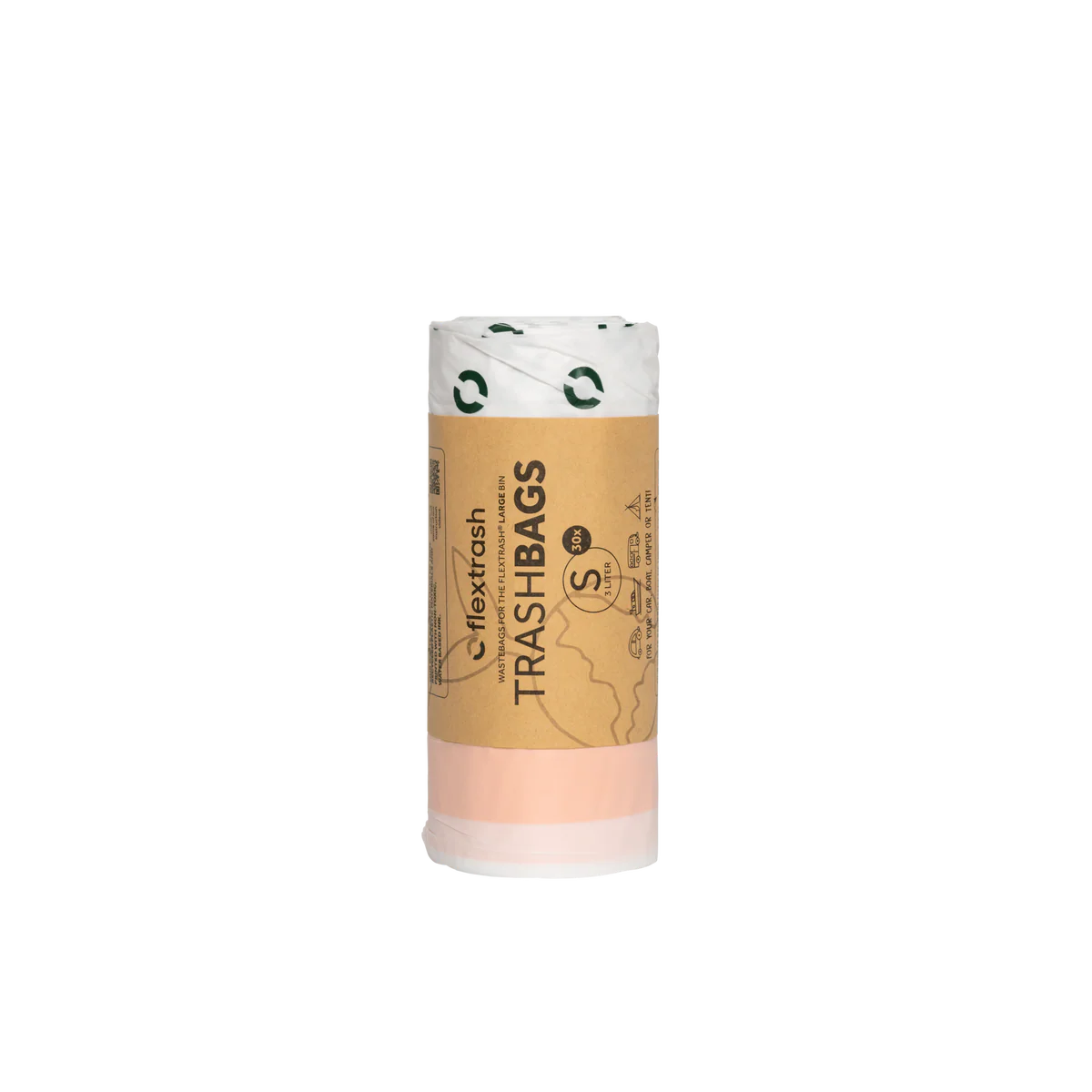 Flextrash Trashbags Small afvalzakken 3 liter 30 stuks