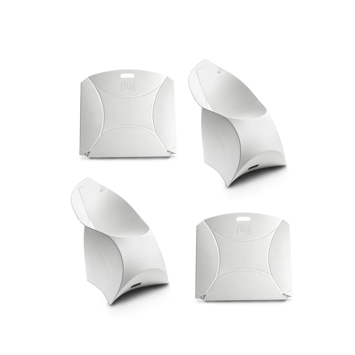 Flux Chair Junior opvouwbare design kinderstoel wit (4 stuks) - Image 8