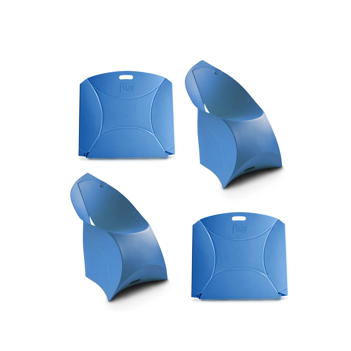Flux Chair Junior opvouwbare design kinderstoel blauw (4 stuks) - Image 8