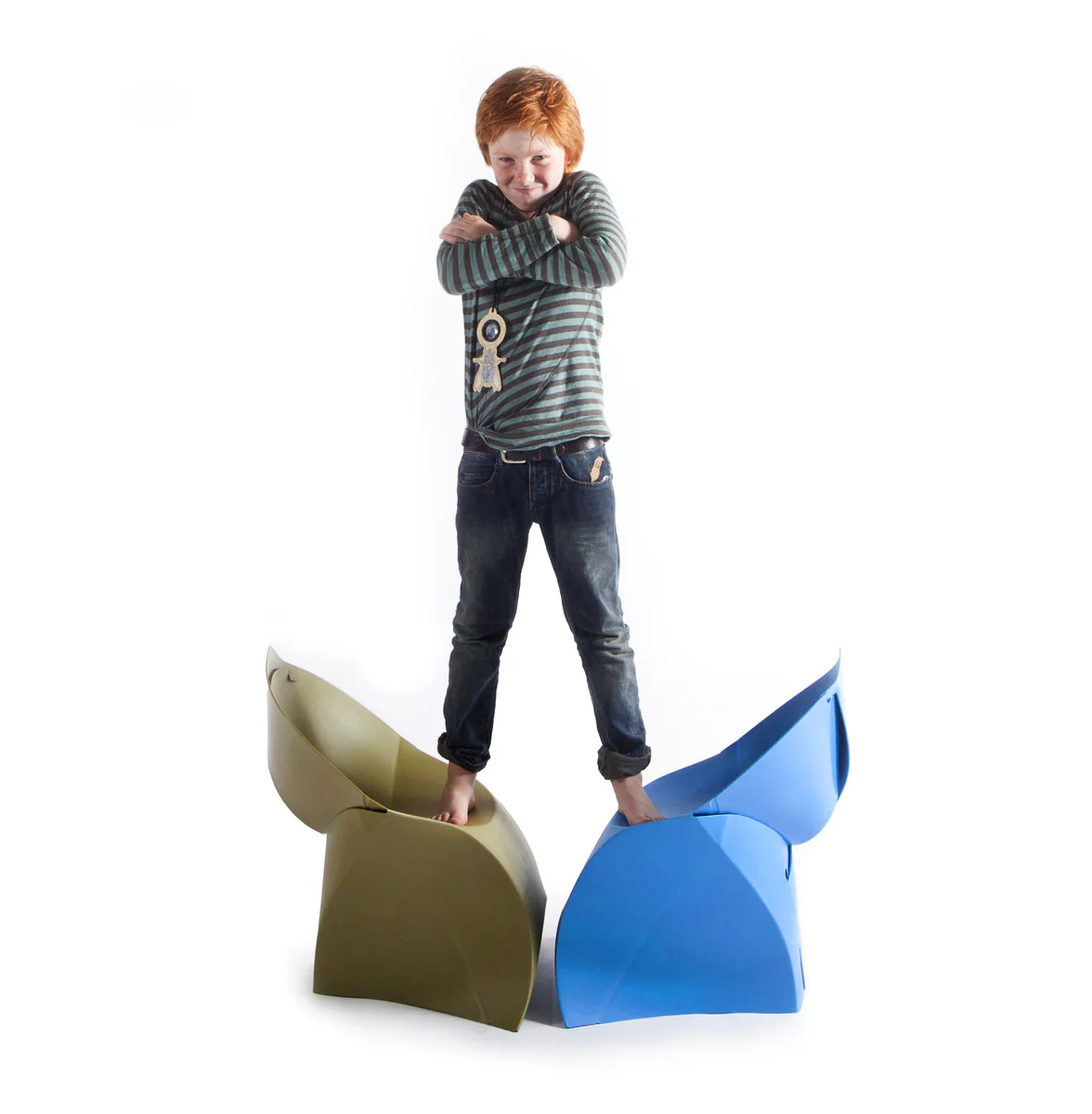 Flux Chair Junior opvouwbare design kinderstoel roze (4 stuks) - Image 6