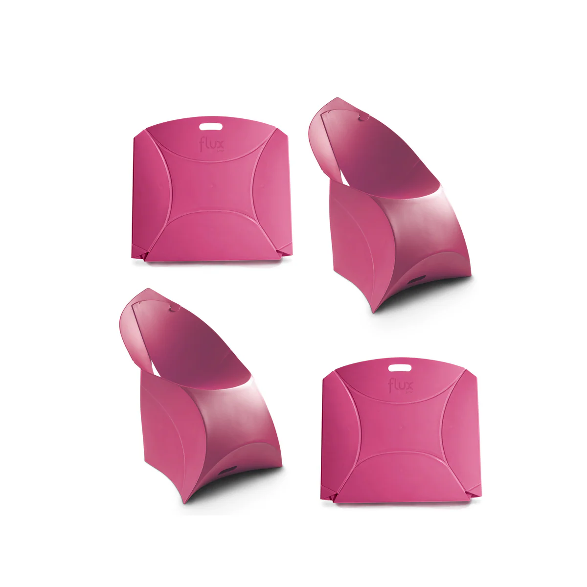 Flux Chair Junior opvouwbare design kinderstoel roze (4 stuks) - Image 8