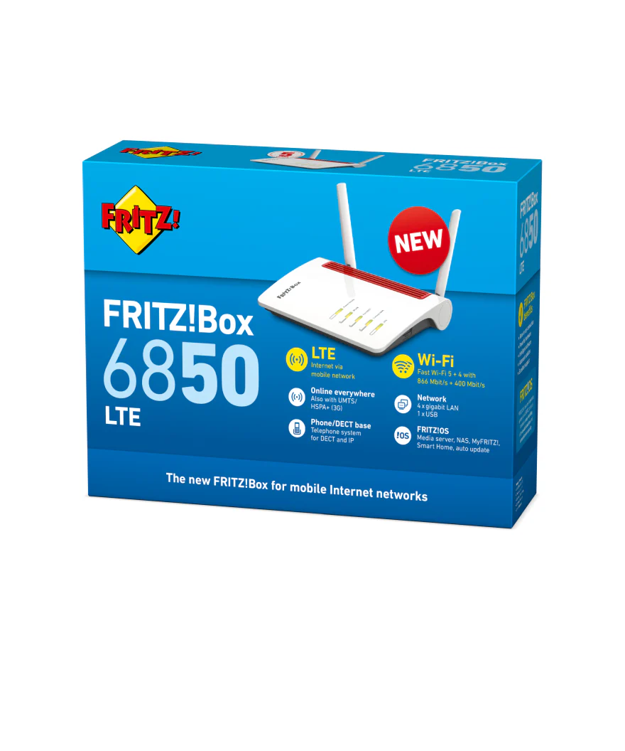 Fritz! Box 6850 LTE Ed LTE 4G modem router - Image 3