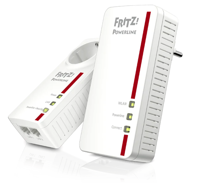 Fritz! Powerline 1260E set bestaat uit 2 adapters, een 1220E en 1260E (WiFi access point) - Image 2