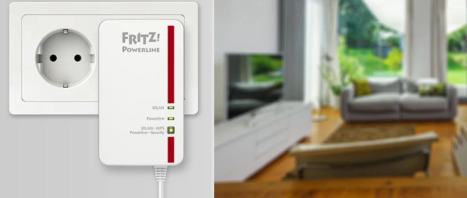 Fritz! Powerline 1260E set bestaat uit 2 adapters, een 1220E en 1260E (WiFi access point) - Image 5
