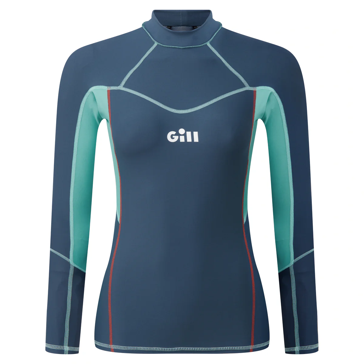 Gill Pro Rash Vest LS UV+ shirt lange mouwen oranje dames