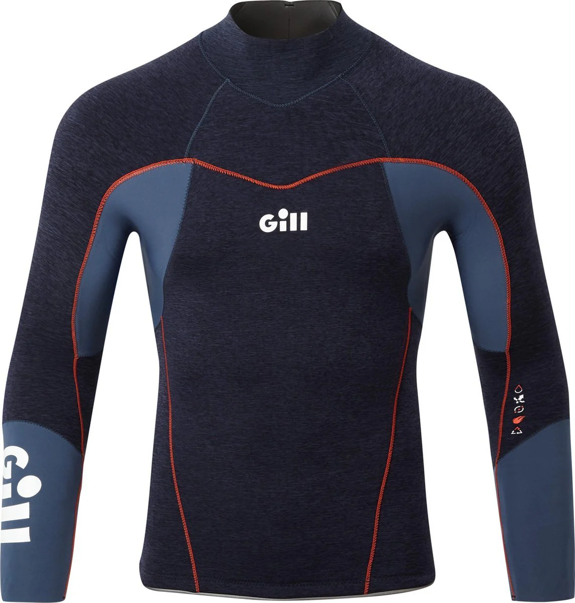 Gill Race FireCell Top 3.5 mm wetsuit top blauw heren - Image 2