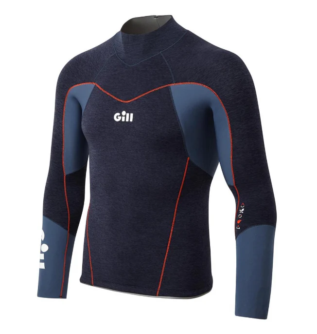 Gill Race FireCell Top 3.5 mm wetsuit top blauw heren - Image 3
