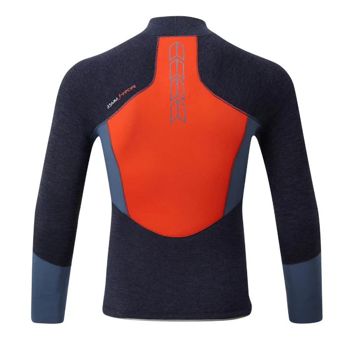 Gill Race FireCell Top 3.5 mm wetsuit top blauw heren - Image 4