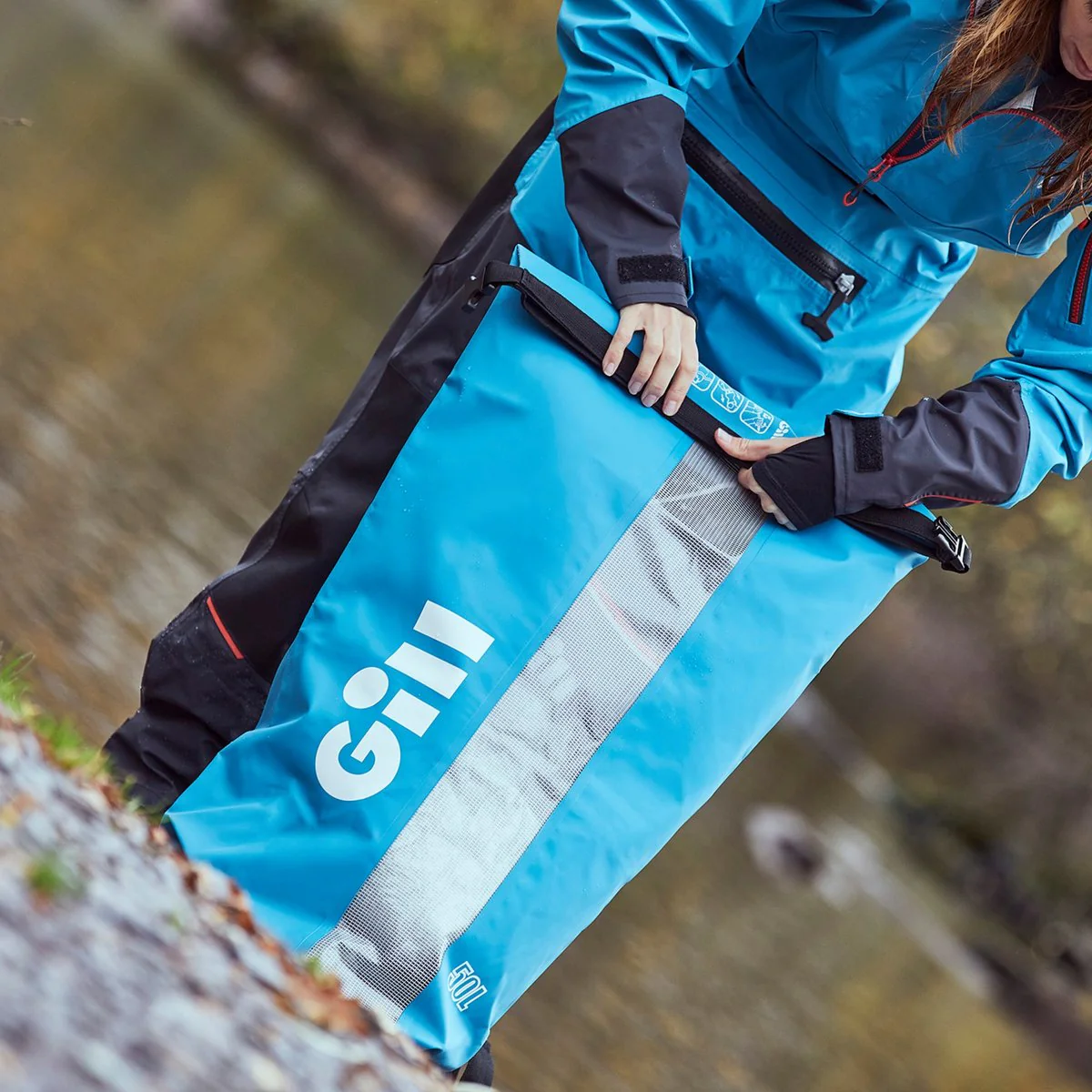 Gill Voyager Dry Bag 25L waterdichte tas blauw - Image 4