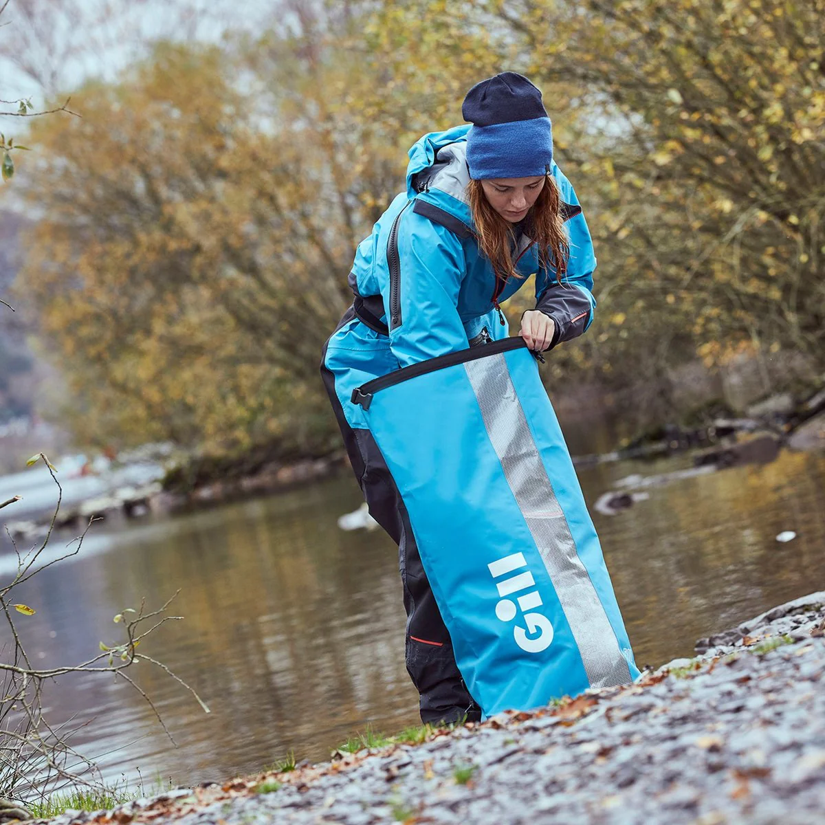 Gill Voyager Dry Bag 25L waterdichte tas blauw - Image 5