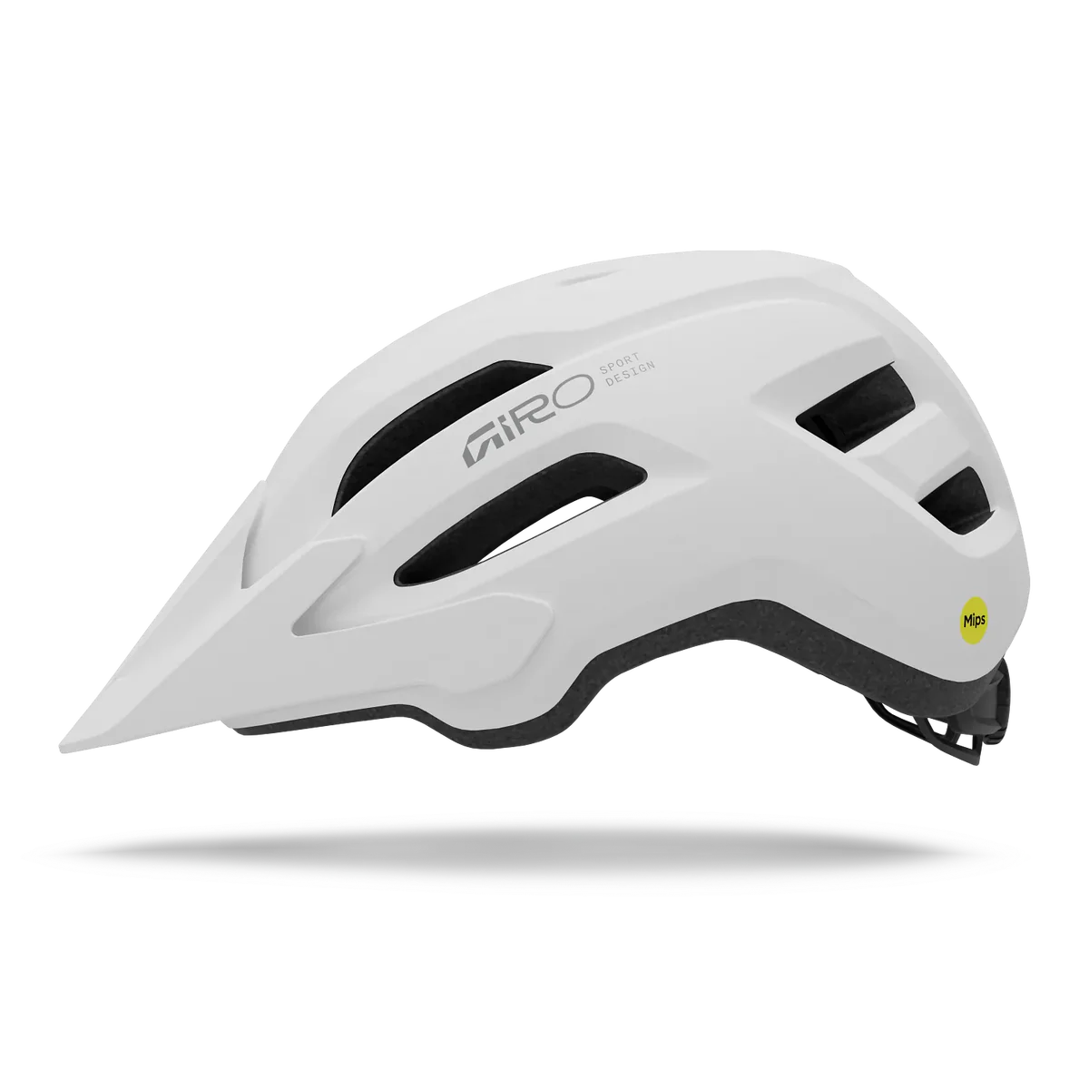 Giro Fixture Mips II MTB Fietshelm - Mat Wit/Grijs - Image 2