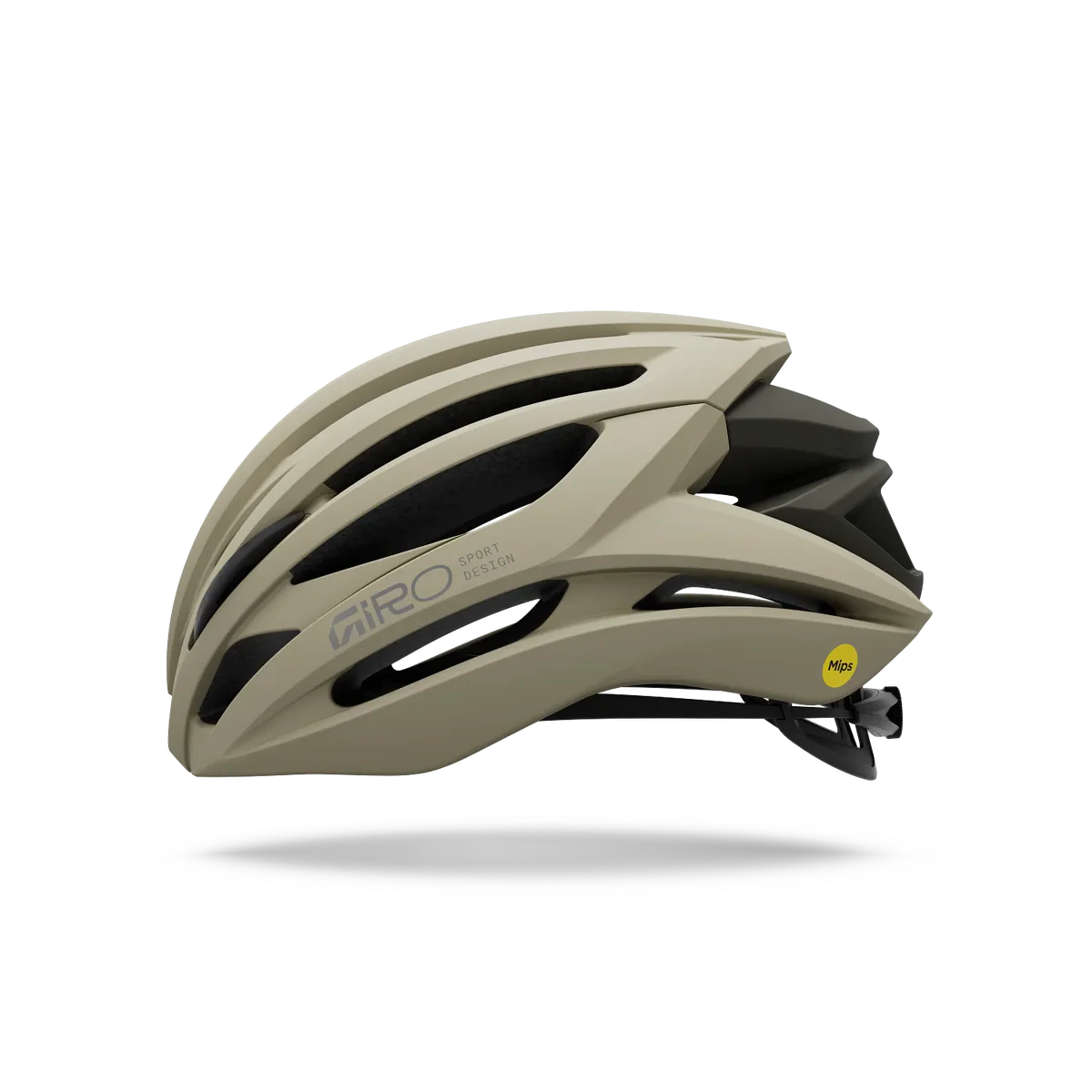 Giro Syntax Mips Race Fietshelm - Mat Grijs - Image 2