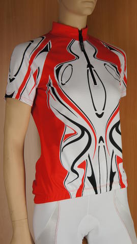 Gonso TROPEA fietsshirt korte mouwen rood dames