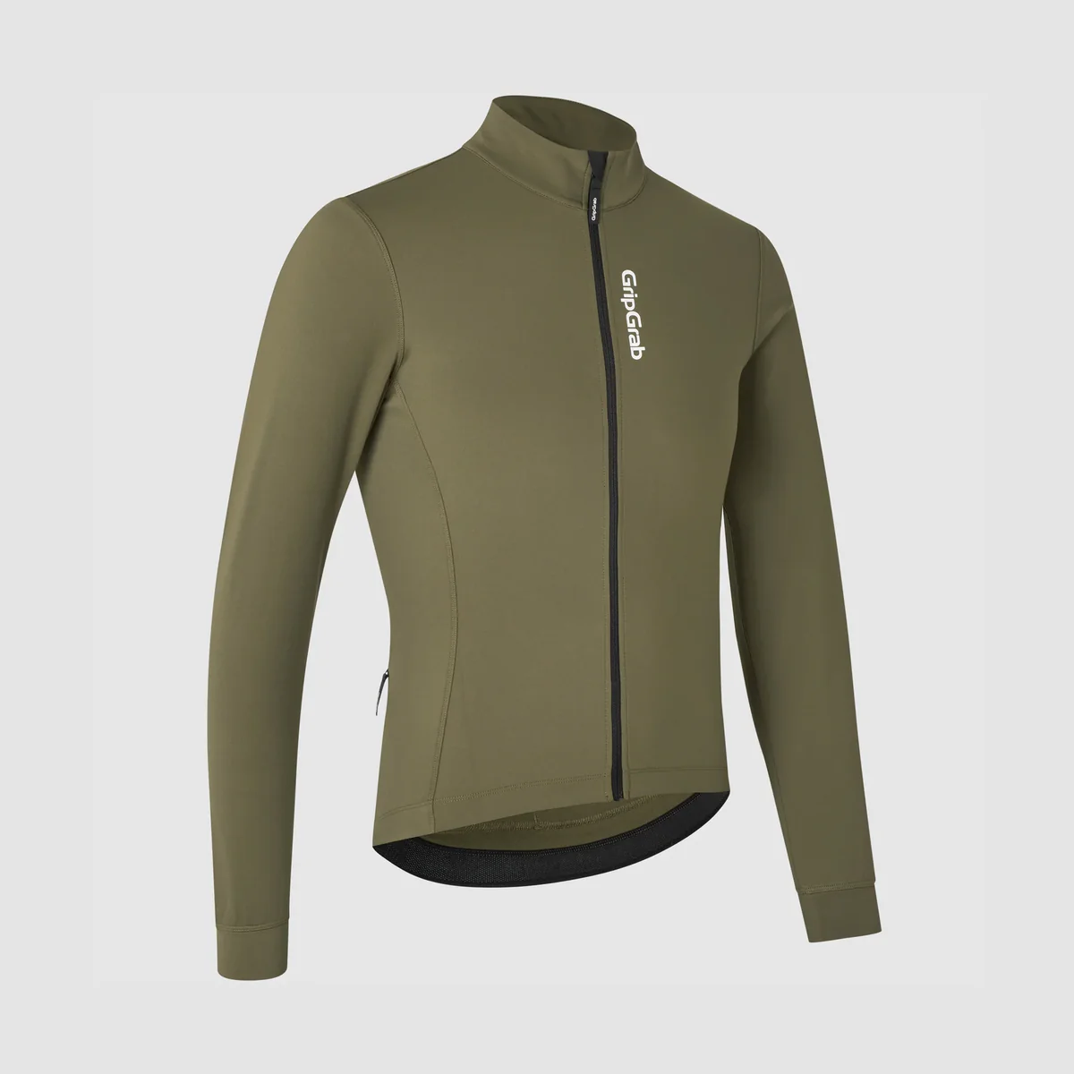 GripGrab RIDE Thermal Long fietsshirt lange mouwen olijf groen heren - Image 2