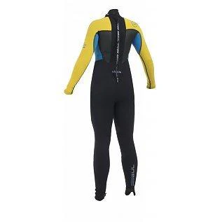 Gul Response Junior 3/2 mm Flatlock fullsuit wetsuit zwart/geel - Image 3