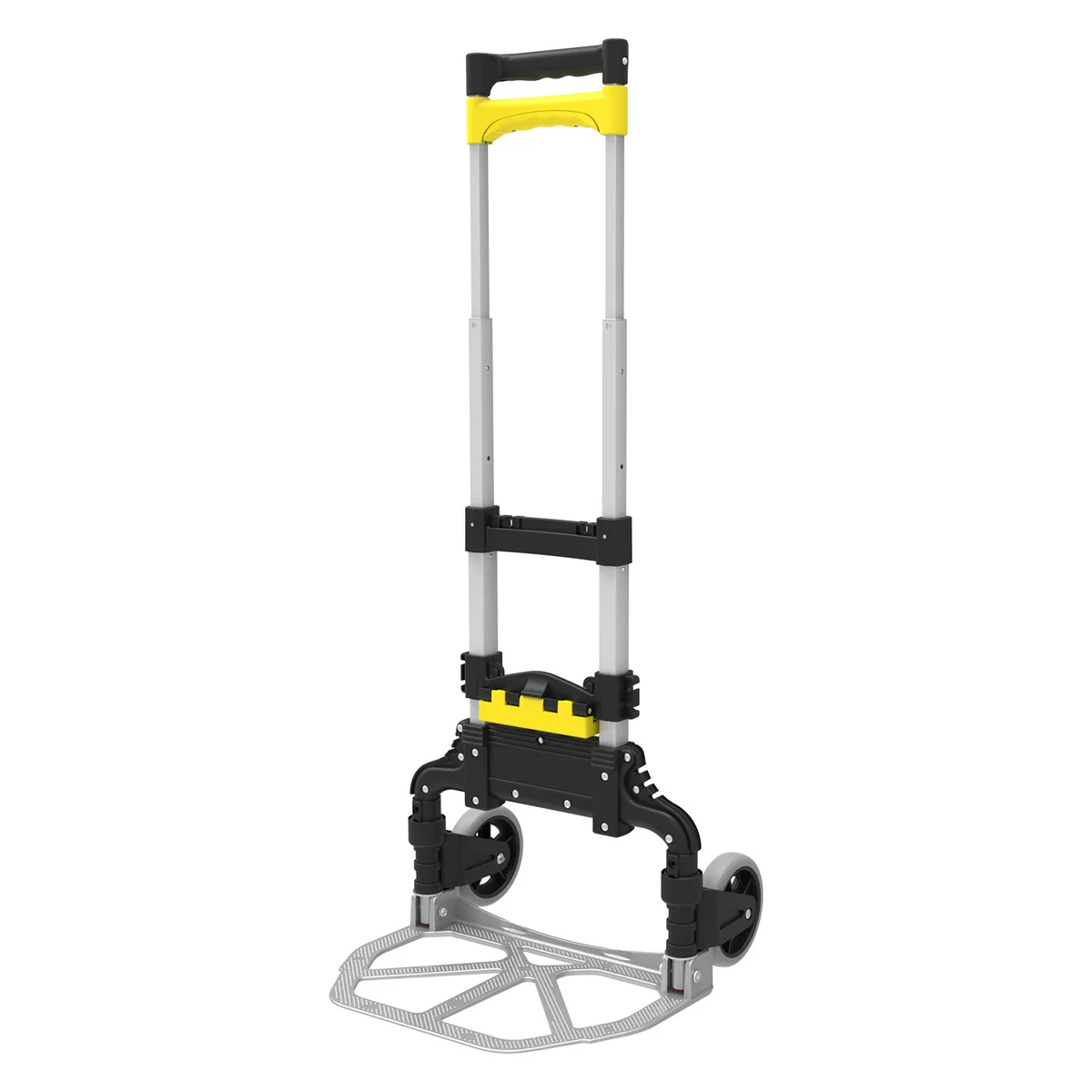 Haba ALU-Carry 65 Opvouwbare Steekwagen met Krat-fx - Zwart/Aluminium - Image 2