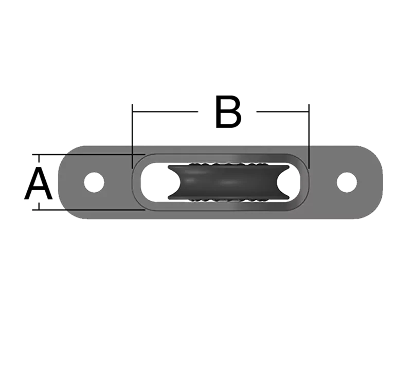 Harken 1200 1-schijfs 30mm Protexit doorvoer blok - Image 2