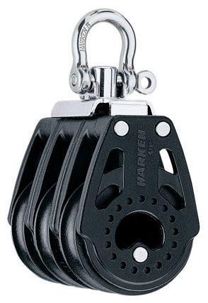 Harken 2640 3-schijfs 40C Carbo blok