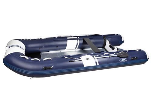 Hibo Pro 3.90 rubberboot aluminium blauw/wit - Image 2