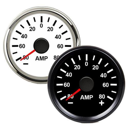 Hollex Ampèremeter 12/24 Volt tot 80 Ampère met Shunt wit - Image 3