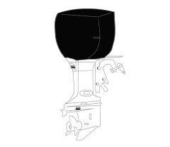 Hollex Buitenboordmotorhoes S voor 4 - 25 pk