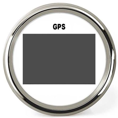 Hollex GPS Snelheidsmeter digitaal 12/24 Volt wit