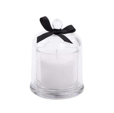 Home Society Cloche Cato BK kaars met stolp