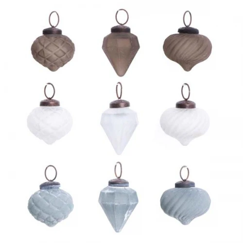 Home Society Sascha glazen kerstbal