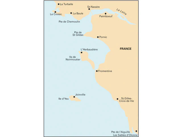 Imray C40 Le Croisic to Les Sables d'Olonne - Image 2