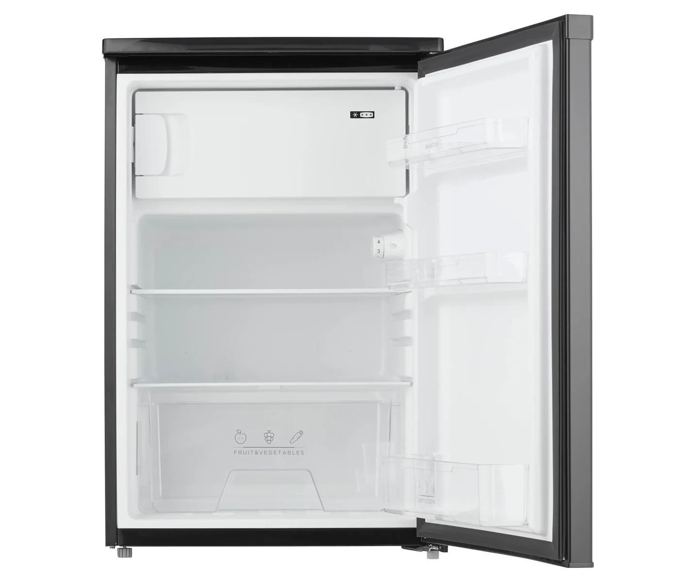 Inventum KV550B koelvries-combinatie in zwart, 55cm breed - Image 2