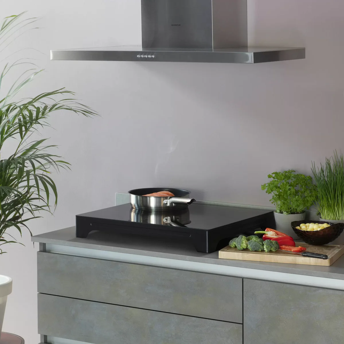 Inventum VKI6010ZWA inductiekookplaat, 4 Zones met boostfunctie, 1-fase aansluiting - Image 3