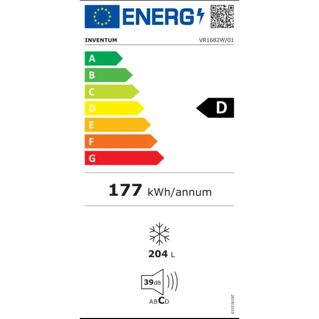 Inventum VR1682W Vriezer kastmodel 168 cm hoog en met No-Frost systeem - Image 5