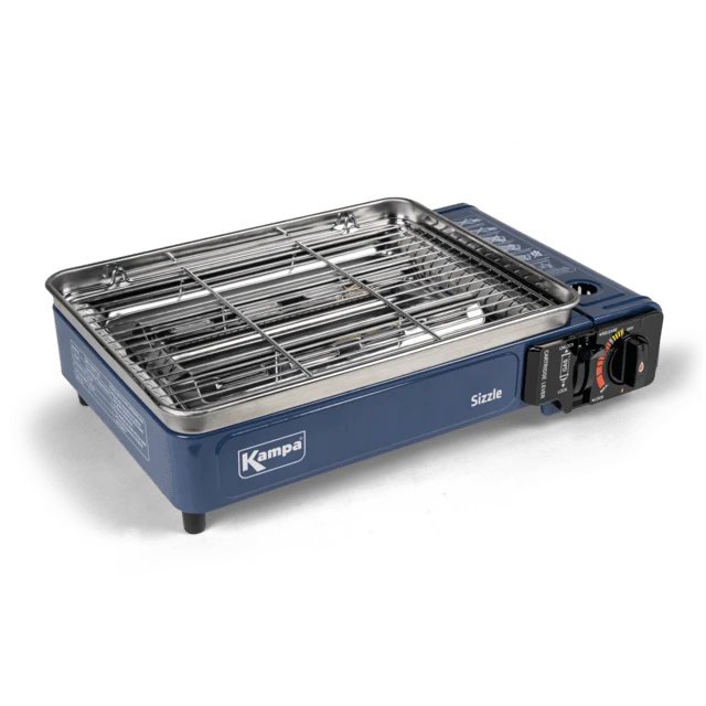 Kampa Sizzle Barbecue draagbare gas camping barbeque grill