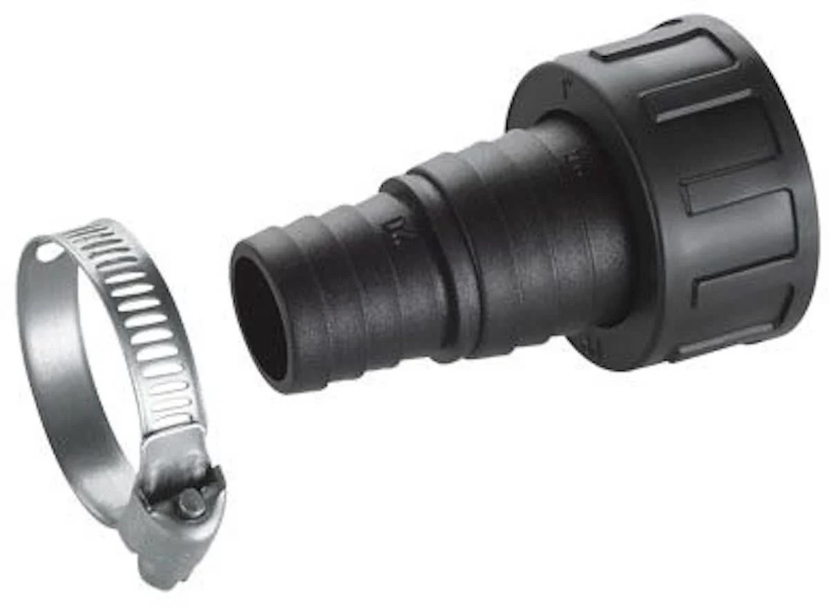 Karcher Connector 3/4" en 1" met terugslagklep voor afvoerslang