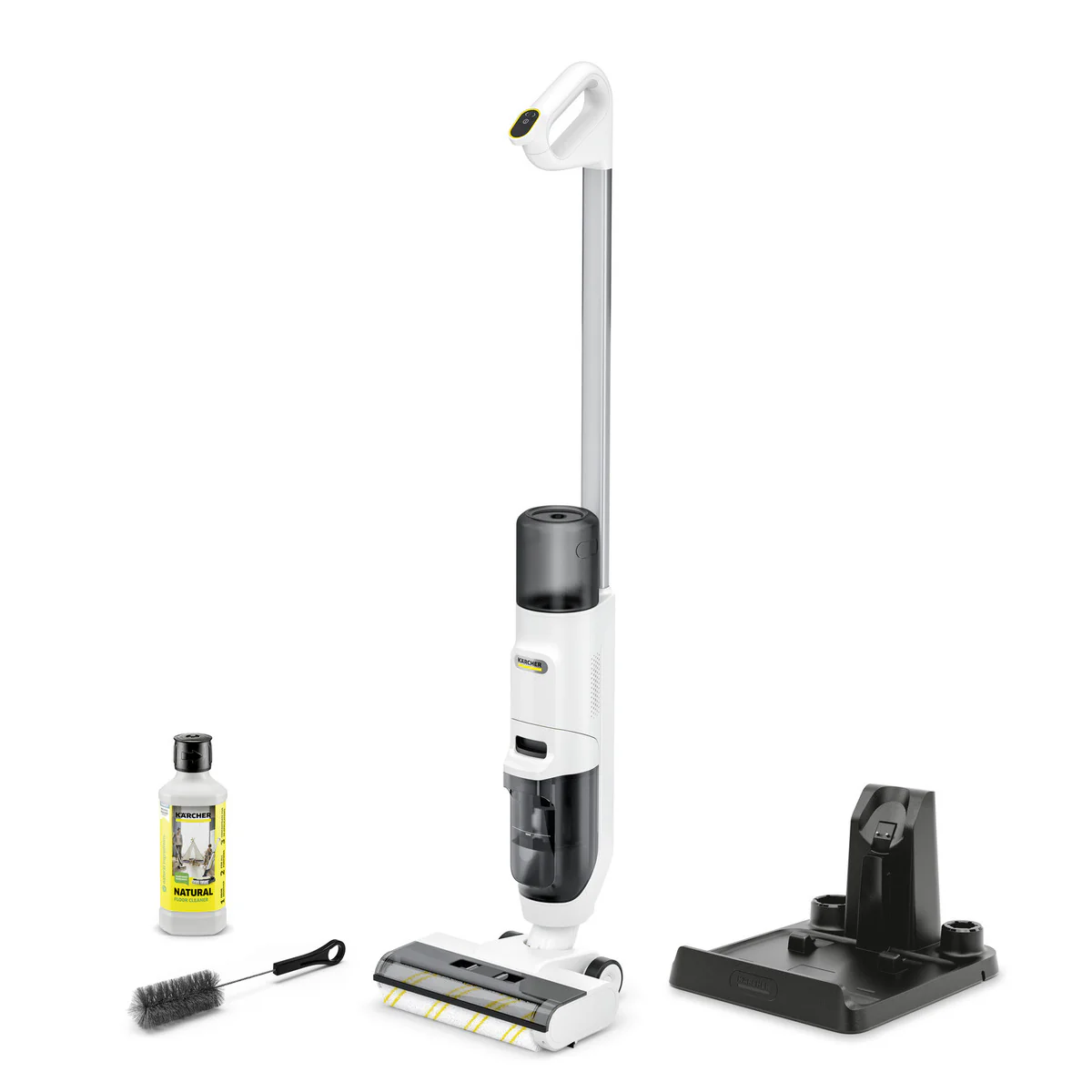 Karcher FC7 CORDLESS PLUS vloerenreiniger kan zowel droog en nat reinigen