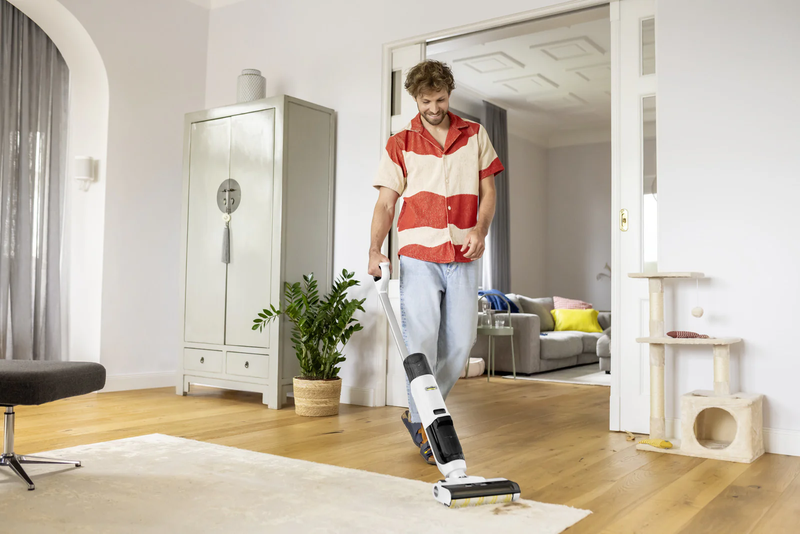Karcher FC7 CORDLESS PLUS vloerenreiniger kan zowel droog en nat reinigen - Image 5