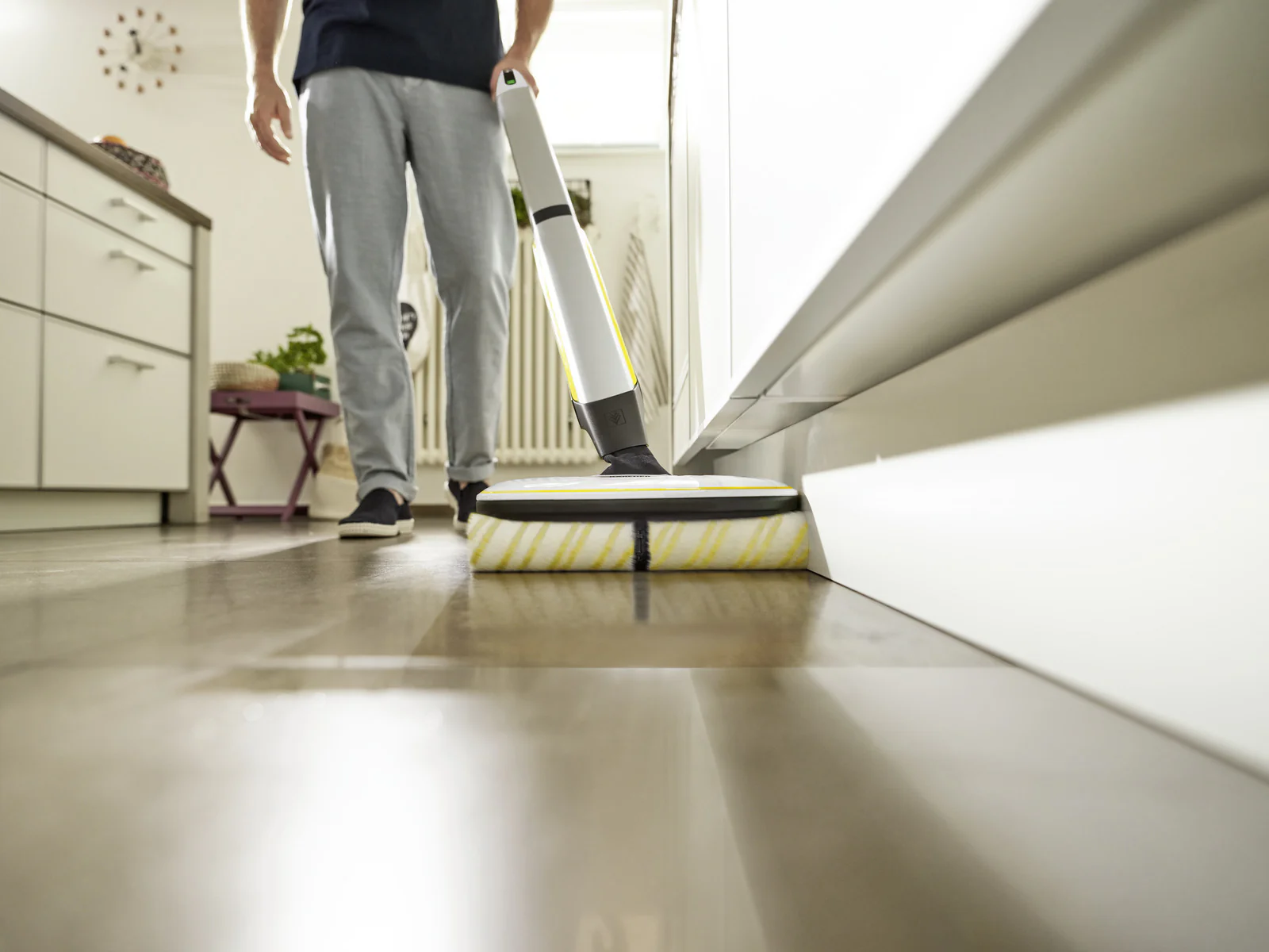 Karcher FC7 CORDLESS vloerenreiniger kan zowel droog en nat reinigen - Image 7
