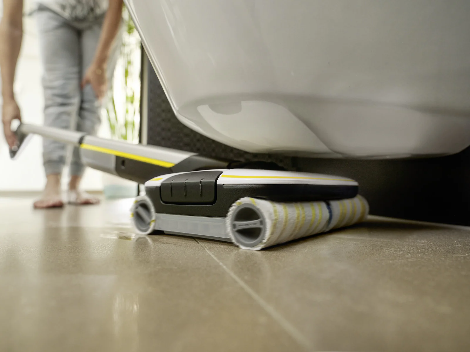 Karcher FC7 CORDLESS vloerenreiniger kan zowel droog en nat reinigen - Image 9