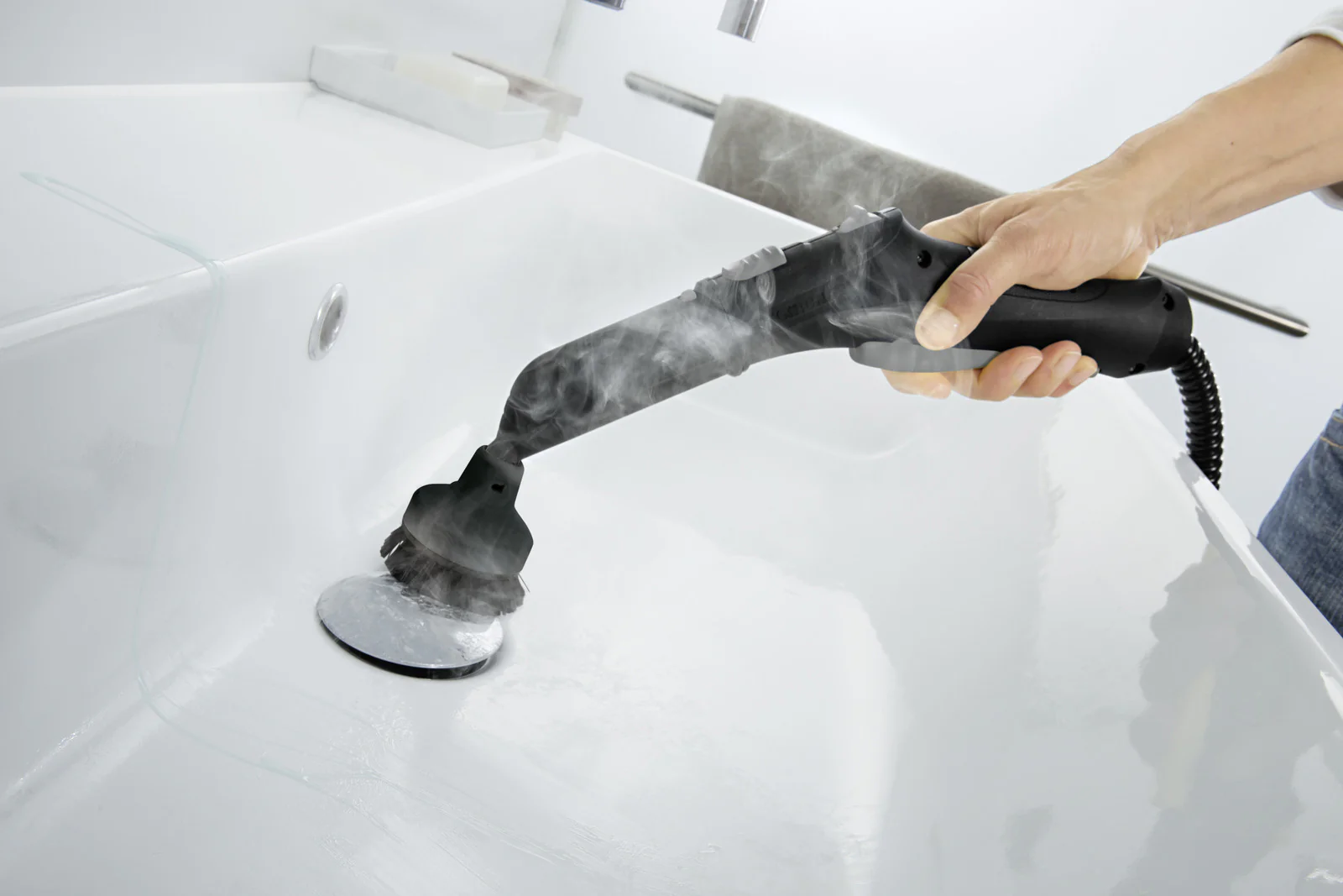 Karcher SC-2 EASYFIX PLUS stoomreiniger met flexibel scharnier op de vloermond - Image 6