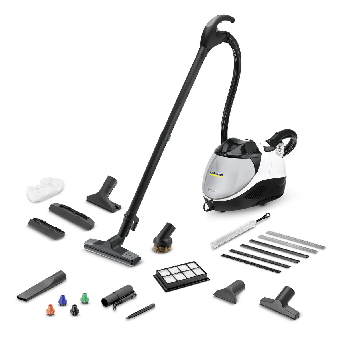 Karcher SV7 continu stoomreiniger met zuig-droog-stoom functies