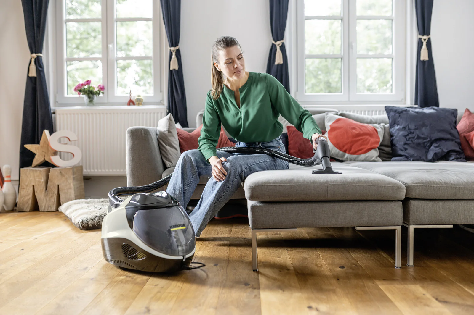 Karcher SV7 continu stoomreiniger met zuig-droog-stoom functies - Image 6