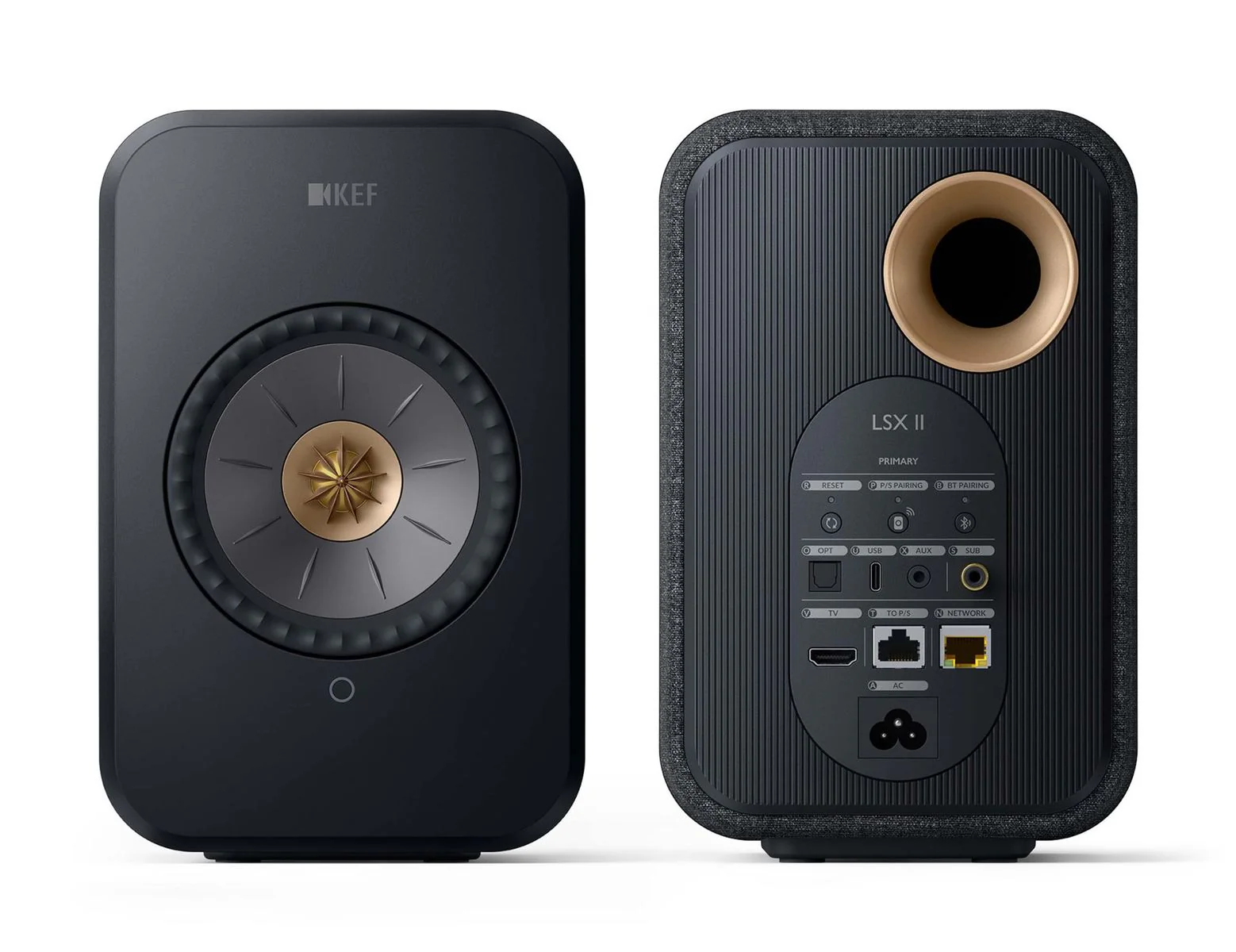 Kef LSX II set in zwart all-in-one actieve luidsprekersysteem. - Image 4