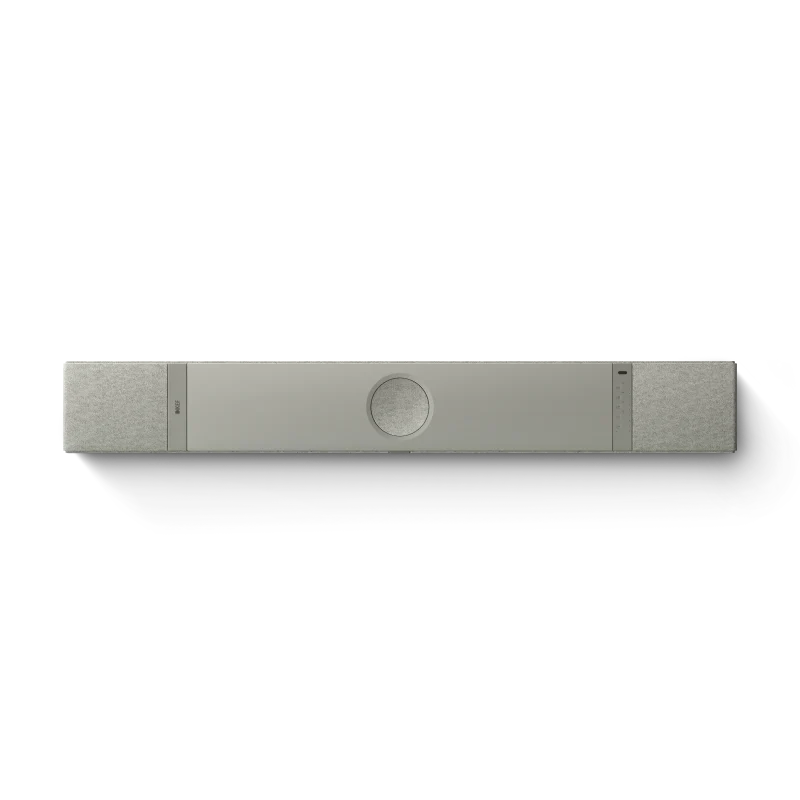 Kef XIO Soundbar zilver met Dolby Atmos Surround en Smart functies