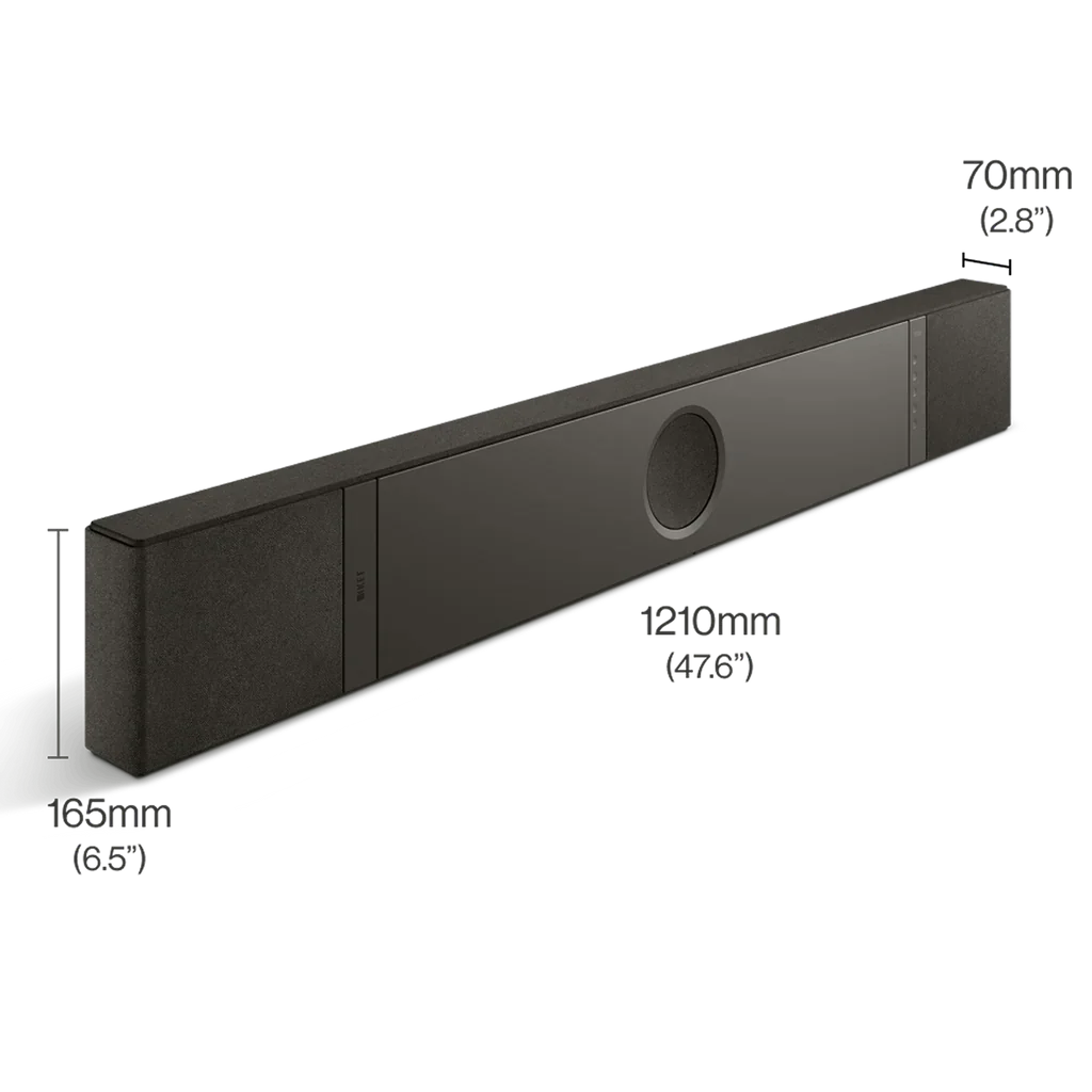 Kef XIO Soundbar zwart met Dolby Atmos Surround en Smart functies - Image 4