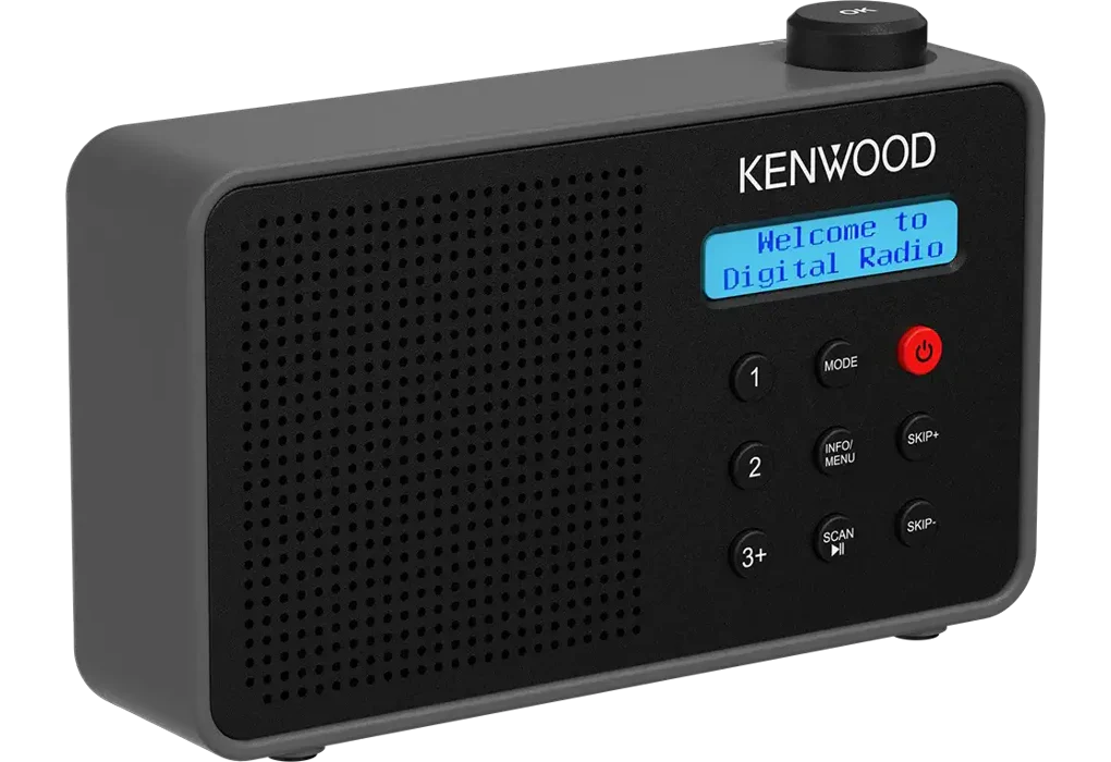 Kenwood CR-M25DAB-B Compacte radio FM/DAB/BT/ASA, 2000 mAH accu zwart