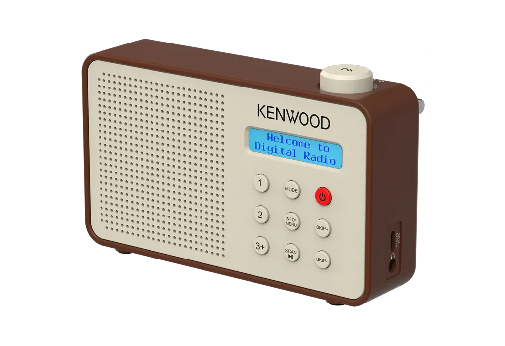 Kenwood CR-M25DAB-T Compacte radio FM/DAB/BT/ASA, 2000 mAH accu bruin - Image 5