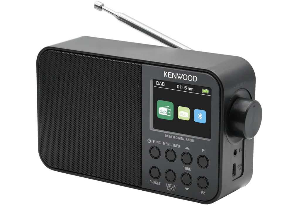 Kenwood CR-M30DAB-B Compact radio met FM, DAB+radio en Bluetooth, 2000 mAH accu - Image 2