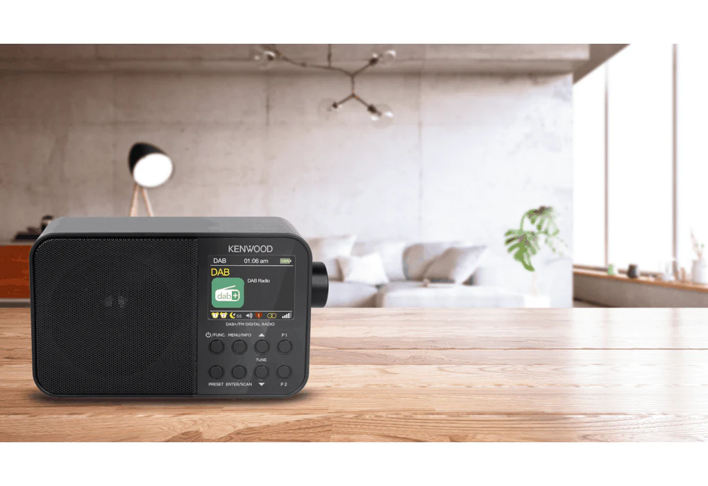 Kenwood CR-M30DAB-B Compact radio met FM, DAB+radio en Bluetooth, 2000 mAH accu - Image 3